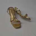 Amoji Women 2.5 Inch Kitten Heels Two Strap Party Wedding Dress Shoes FZ327 (9, Gold)