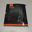 16 Pack Reusable Glass Straws,Set of 6 Straight and 6 Bent with 4 Cleaning Brush,Perfect for Smoothies,Tea, Juice, Milkshakes(8.5''x10 MM)