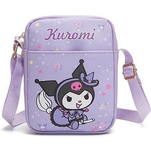 CUTE CARTOON-THEMED MINI CROSSBODY BAG, ALSO A SHOULDER BAG, FEATURES A CARTOON PATTERN DESIGN