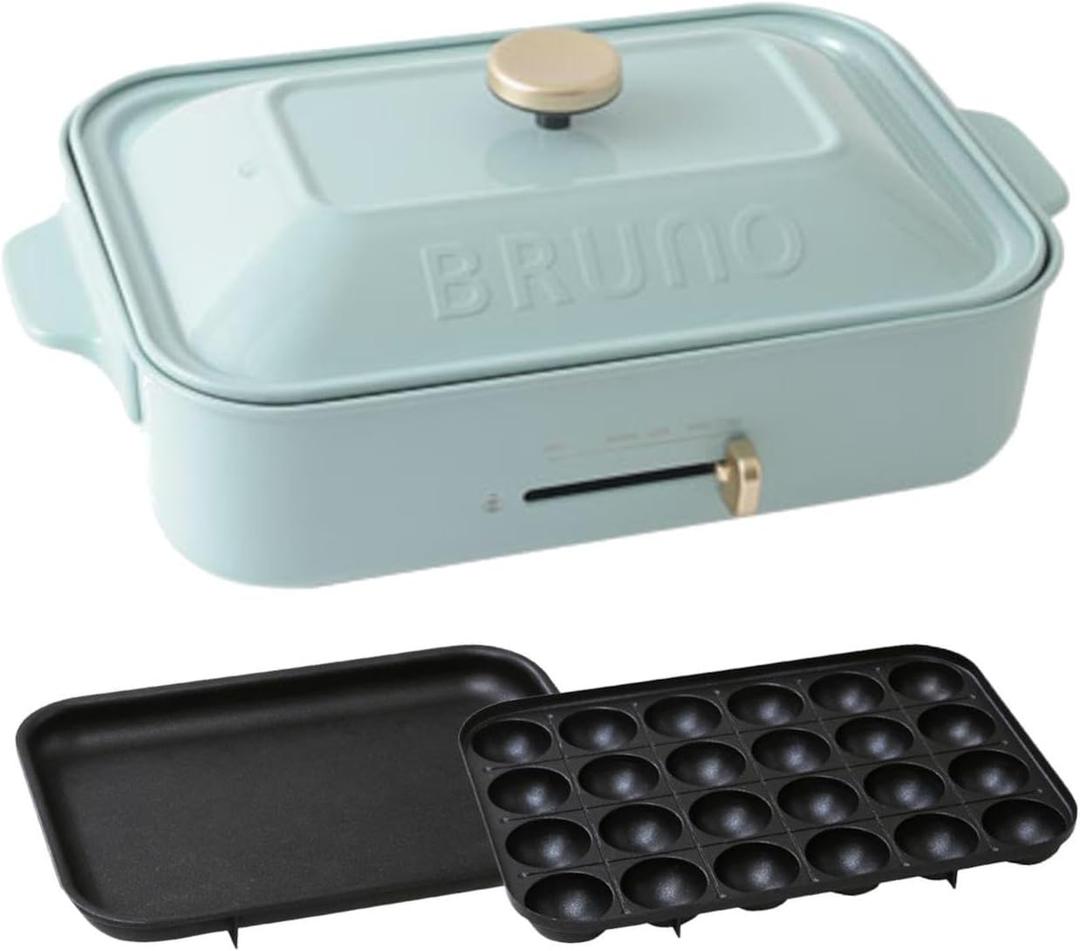 BRUNO compact hot plate BOE021-BGY Blue-gray (Japan Domestic genuine products)