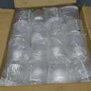 BESTSTAR 36 Pcs 12 oz Plastic Clear Ribbed Wine Glasses, Origami Ripple Disposable Champagne Glasses Elegant Whiskey Glasses Ideal for Weddings, Bars, Christmas, Halloween, Pool Party, Daily Use (EXP 12/31/56)