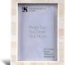 Handicrafts Home White 5x7 Picture Frame for Christmas Decor and Holiday Photo Frame for Modern Minimalist Home Decor, Wedding Gift, Vintage Bone inlay Frames for Aesthetic & Living Room Picture Frame