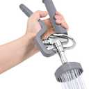 Commercial Sink Sprayer for Kitchen Sink: Akwadu Pre Rinse Spray Valve Head for Commercial Faucets - High Pressure Dish Sprayer Replacement for Restaurant Cleaning (Gray) (Square)