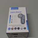 BEAUTURAL Fabric Shaver and Lint Remover, Sweater Defuzzer with 2-Speeds, 2 Replaceable Stainless Steel Blades, Battery Operated, Remove Clothes Fuzz, Lint Balls, Pills, Bobbles Gray