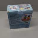 ARSUK Square 5OZ Glass Food Storage Containers with Airtight BPA-Free Lids 6 Pack, Small Glass Freezer Containers for Sauce, Sides, Meal Prep - Reusable & Dishwasher Microwave Fridge Freezer Safe