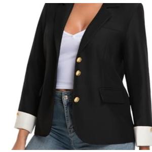 Women's Blazers for Work Casual Long Sleeve Suit Jackets Size Large