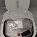 Collapsible Foot Spa Bath with Heat and Massage Rollers, Bubble, Foot Pedicure Kit, Temperature Control, Red Light, Pedicure Foot Spa, Foot Bath