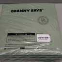 GRANNY SAYS 13 Inch Storage Cubes Organizer, Decorative Cube Storage Bins, Fabric Storage Bins with PU Handles, Collapsible Cubes Bins, Storage Cubes for Shelves, Closet, Sage Green, 6-Pack