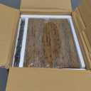 QEEIG Bathroom Shelves Over Toilet - Wall Mounted Floating Shelves Toilet Paper Storage Small Farmhouse Decor Shelf 16 inch Set of 3, Rustic Brown (019-BN3)