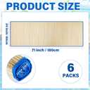 Conderyang 2 Packs Straw Beach Mat