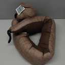 Marwood Under Door Draft Stopper Decorative Wind Stopper 38 inch for Door & Window, Weighted Animal Air Draft Stopper Snake Noise Blocker for Bottom of Door with Hanging Loops - Bear