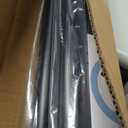Tension Shower Curtain Rod 51-126In(4.25-10.5Ft), Long Shower Curtain Rod No Drilling for Window or Bathroom Patio, Adjustable Spring Shower Rod, Easy to Install Never Rust Rod Diameter 1.26Inch-Black