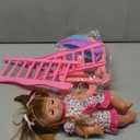 Baby Doll Toys Set, 14" Doll Toys, 25Pcs Dolls Care Toy Playset, Toddlers Toy Dolls Set Incl Cradle Crib, High Chair, Milk Bottle, Pacifier, Diaper, Baby Gift for Age 3 4 5 6+ Years Old Girls Boys