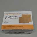 120 Qty Printable A4 Invitation Envelopes 4.25 x 6.25 Cards, Self Seal 120GSM Brown Paper Envelopes for Invitations, Papers, Photos, Documents, Wedding, Baby Shower, Easy to Seal and Peel