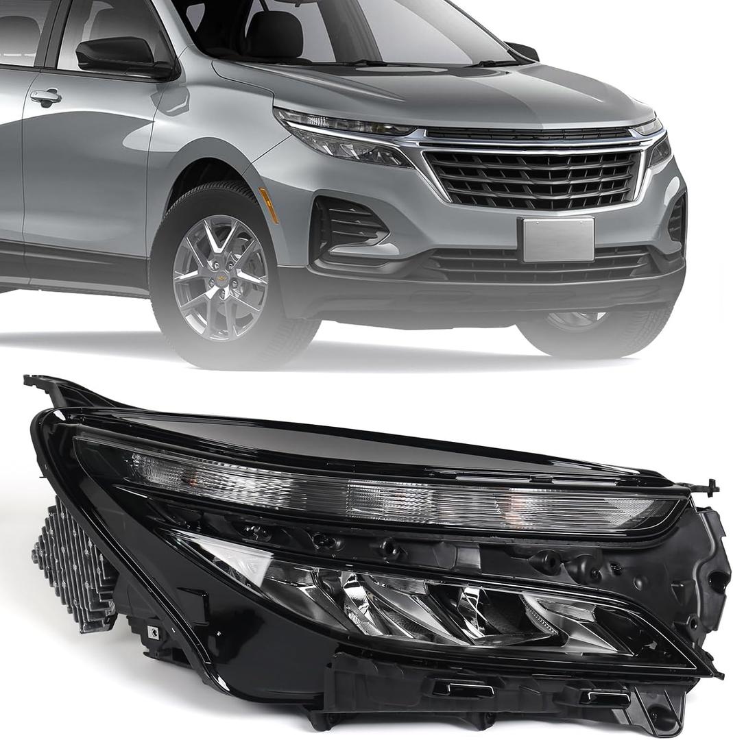 Huray LED Headlight Assembly Fit for Chevy Equinox LS 2022-2024  RH(Passenger Side)