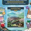 CrowD Games | Nippon: Zaibatsu Emperor's Edition | 1-4 Players | Ages 15 and up | Playtime 60-120 min | Deep Euro Game | Economic Strategy | Variable Setup | Solo Mode | Japan Meiji Era
