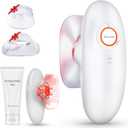 3-in-1 Electric Cellulite Massager, 3-in-1 Body Sculpting Machine -3 Modes Adjustable Body Sculpting Machine- Home Use Cupping Therapy Tool for Back, Belly, Waist, Arms, Legs-White