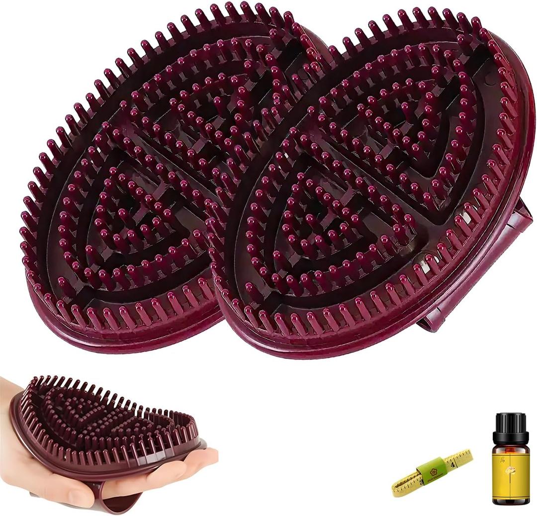 2pcs Meridian Brush Massage, Beauty Salon Professional Custom Meridian Brush, Full Body Relaxation