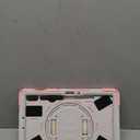 LTROP Case for Samsung Galaxy Tab A11+ 2025 / A9+ 2023 11", Heavy Duty Shockproof Protective Case with Rotating Stand, Hand/Shoulder Strap, Pink+Beige