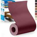 Leather Repair Patch Tape Kit, 4" x 63" Self Adhesive Leather Repair Patch for Furniture, Vinyl Leather Repair Kit for Car Seat, Chairs, Couch, Sofa, Boat Purple Red