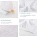 RUNNING GIRL High Impact Sports Bras for Women,Racerback Running Bra Workout Crop Tank Tops Longline Sports Bra Push up (White, XXL)