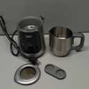 DREO Milk Frother [Upgraded], All-in-1 Electric Foam Maker for Coffee, 15oz/450ml Automatic Foam Frother for Latte Art-level Microfoam, 30+ Drinks, Easy to Clean, Dishwasher Safe, LED display (Sliver Grey)