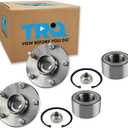 TRQ Front Wheel Bearing & Hub Kit with ABS Sensor Compatible with 2004-2011 Toyota Camry 2001-2007 Highlander 2004-2008 Solara