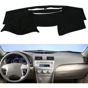 Auto Car Dashboard Cover Mat Anti Slip/Anti-Vertigo Dash Board Cover Mat Pad Dashboard Carpet Sunshield Protector Custom Fit for Toyota Camry 2007,2008,2009,2010,2011(Black) (Black(Polyester Fiber))
