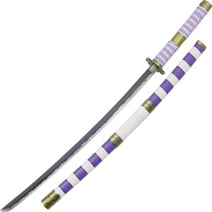 Armory Replicas - One Piece Sword Replicas: Enma, Nidai Kitetsu, AME no Habakiri, Durandal, Gryphon - High Carbon Steel Blades with Stunning Anime-Inspired Detailing (Purple, White, Black)