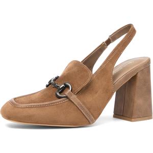 NEWBELLA Women's Pointed Toe Heeled Mules