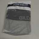 Gildan Men's Cotton Stretch Boxer Brief, Multipack, Grey Flannel/ Black Soot (4-Pack), X-Large