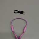 Kids Headphones, Bluetooth 5.2 Air Conduction Open Ear Headphones, 85dB Volume Limiting, Stereo Sound with Mic, IPX5 Waterproof, 20H Playtime, Perfect for School and Outdoor-Pink