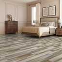 Art3d 36-Pack 54 Sq.ft Peel and Stick Floor Tiles Vinyl Plank Flooring Wood Look, Adhesive and Waterproof Tile Sticker for Bedroom, Living Room, Kitchen, RV in Aged Wood, 36 x 6 x 0.1 inches