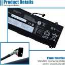 L18M4PF3 45Wh Laptop Battery Replacement for Lenovo ideapad C340-14IML C340-14IWL Flex-14IML Flex-14IWL S540-14API S540-14IML S540-14IWL C340-14API Series L18C4PF3 L18C4PF4 L18M4PF4 15.36V