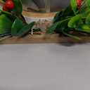 Christmas Table Decorations Joy Farmhouse Christmas Tree Elk Sign Wooden Winter Rustic Decor Vintage Holiday Block for Home Kitchen Xmas Party Mantel Tiered Tray Gift