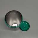 Manna Ranger Double-wall Insulated Stainless Steel Tumbler with Leak-proof Smart Seal Lid and Reusable Tritan Straw - 26 Oz  Green