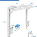Boat Lift Step-Over Platform Non-Slip Shore Station Boat Lift Parts & Dock Step for Safer Boarding Universal Boat Lift Guides Accessory, 500 lbs Capacity