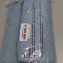 Naturoom Blue Linen Shower Curtain, Cloth Textured Fabric Shower Curtain Set with Hooks, Simple Elegant Modern Farmhouse Country Ultra Thick Bath Curtains for Bathroom,Water Repellent,72x72