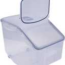Lock & Lock Bulk Storage Bins Food Storage Container with Wheels (50.72-Cup)