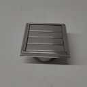 Stainless Steel Louvered Vent Cover Adjustable Air Vent for Exterior Wall Use Sleek Design for Residential and Commercial Buildings Efficient Ventilation