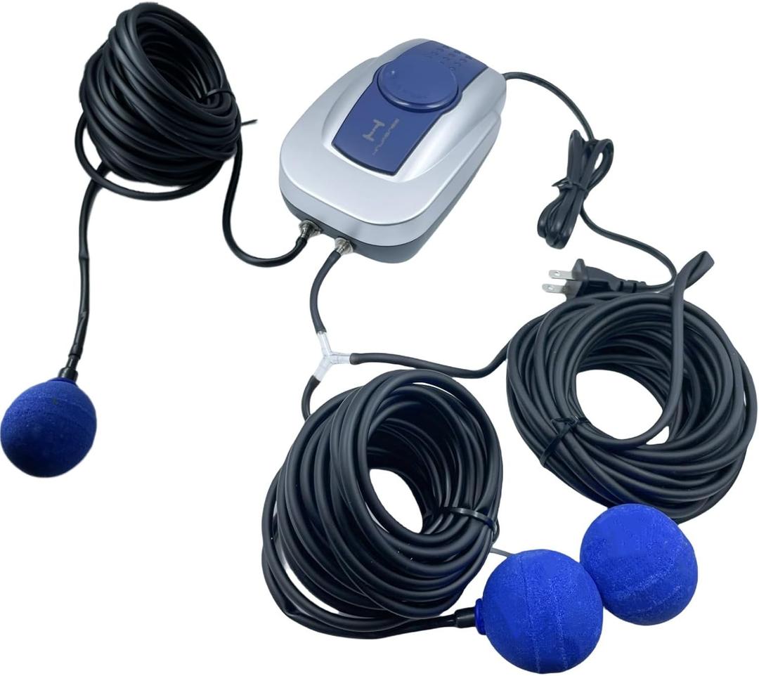 Submersible Pond Pump, pond aerators for outdoor ponds12V Electric Water air Pump (bluepond air2)