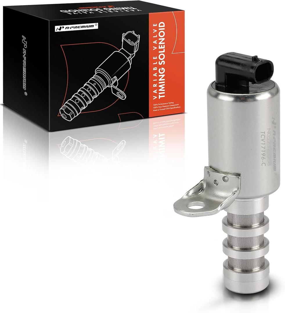 A-Premium Engine Variable Valve Timing (VVT) Solenoid Compatible with Ford Explorer, Escape, Fusion, Focus, Edge, Transit Connect, Taurus, C-Max, Maverick & Lincoln MKZ, MKC, MKT