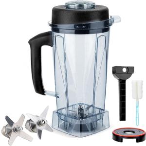 64oz Blender Pitcher Replacement Parts with Grinding and Crushing Blades with Blade Wrench vitamix 5200 6500 E320 E520 Aspire Creations Professional VM0101