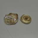 CJL HAIR 2PCs Small Cute Messy Bun Hair Piece for Thin Hair Women Mini Synthetic Curly Bun Scrunchies Updo Hairpieces Dirty Blonde