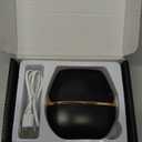 Mini Hair Straightener,Rechargeable Wireless Portable Hair Straightener Brush,Fast Heating Hot Comb3-Speed Temperature ControlAnti Scald Shell, Lightweight and Portable for Home Travel Gift (Black)