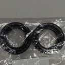 2 Pcs Phenolic Socket Shade Ring Lamp Shade Collar Rings E26 Light Socket Rings Retainer Rings and Replacement Adapter for Phenclic Sockets Only Outside Diameter: 2-3/16"(black) (BLAKC)