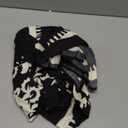 PRETTYGARDEN Women's 2026 Fall Wedding Guest Dresses Boho Floral Long Sleeve V Neck Flowy Elegant Maxi Dress Beach Clothes (Large, Floral Black White)