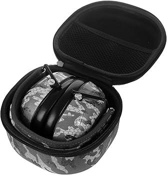 Bluetooth 5.3 Hearing Protection Safety Earmuffs for Adult, Noise Cancelling Over-ear Headphones with 1200mAh Rechargeable Battery, for Mowing, Workshop, Construction