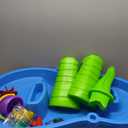 Step2 Rain Showers Splash Pond Water Table, Kids Water and Sand Activity Sensory Playset, Summer Outdoor Toys, 13 Piece Water Toy Accessories, For Toddlers 1.5+ Years Old, Blue & Green