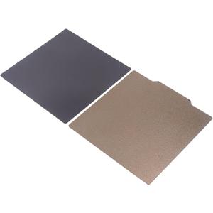 300x300MM PEI Build Plate 3D Printer Build Plate Magnetic Build Plate Smooth Carbon Fiber PET Textured PEI Spring Steel Sheet with Magnetic Base Double Sided Print Bed for CR10